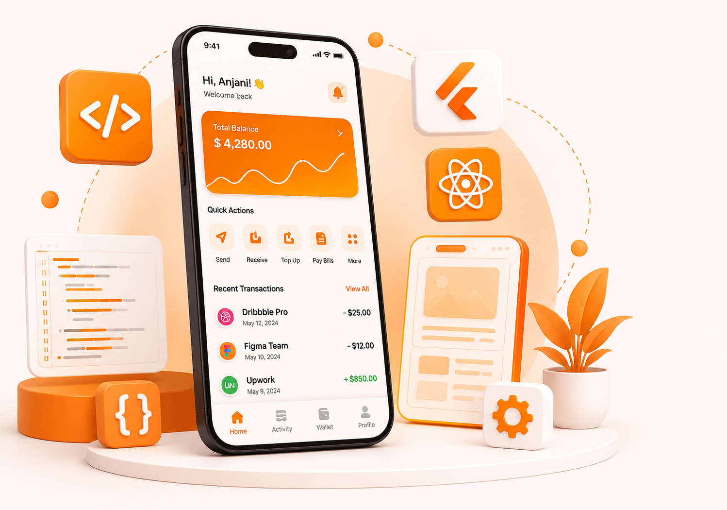 App Development course illustration